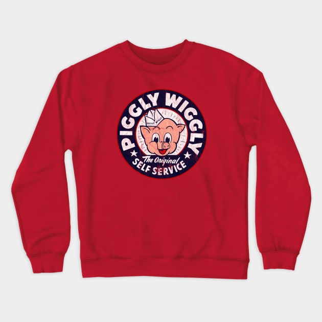 Retro Piggly Willy Crewneck Sweatshirt by OniSide